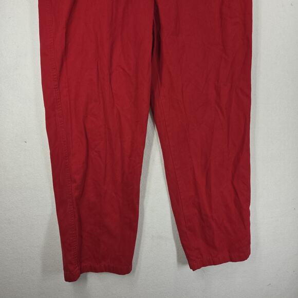 Vintage Chaps Ralph Lauren Pants Mens 36x30 Red NWT Workwear Preppy - Picture 5 of 14